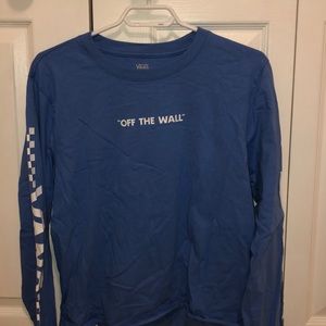 Never worn vans women long sleeve